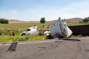 18-wheeler truck wreck